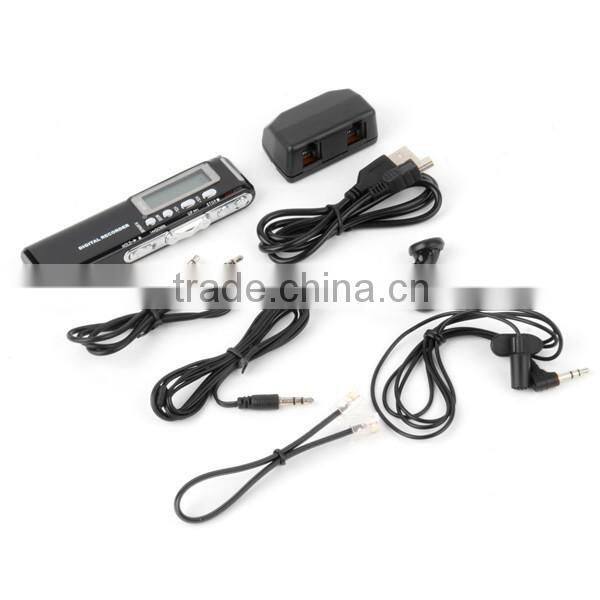 8GB USB VOR Rechargeable Digital Audio Voice Recorder Pen 650Hr Dictaphone MP3 Player