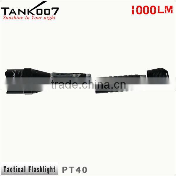 Tactical Flashlight Led Cree Led Bulb Flashlight With Extension Tube Pt40