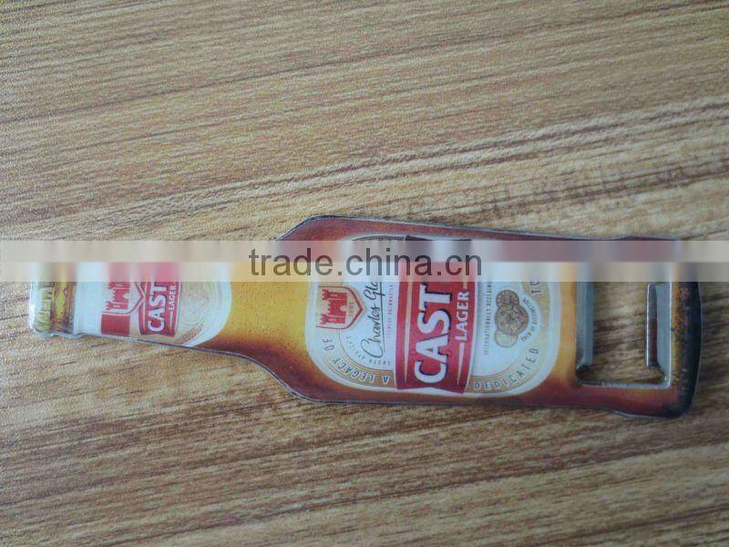 Stainless still and drop palstic opener with magnet