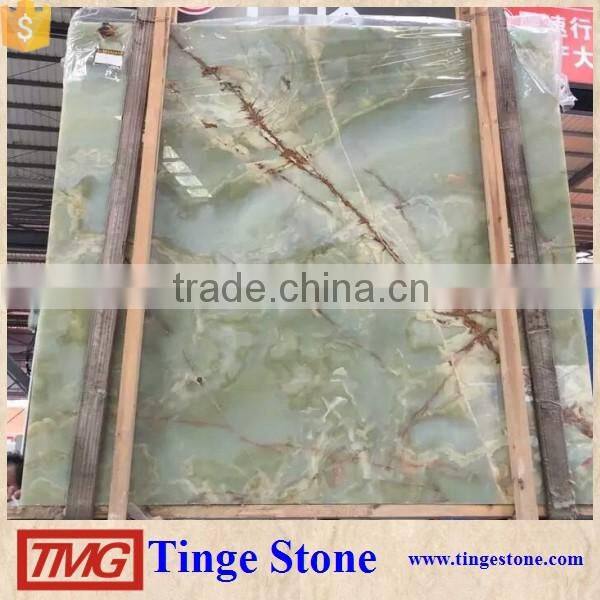 Elegant Green Onyx Marble Tile For Wall Decoration