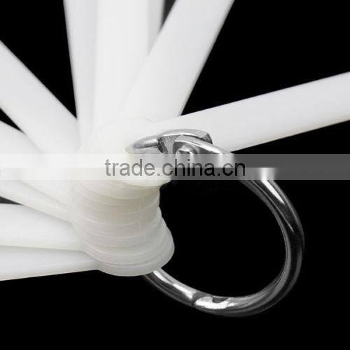 120 color chart Nail Polish Display Color Chart False Palette Practice Clear/White