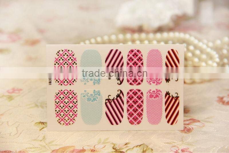 2016 black custom long nail stencils