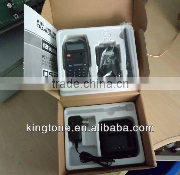 baofeng uv5r 1.5" lcd ham two way radio dual-band battery charger for baofeng uv 5r