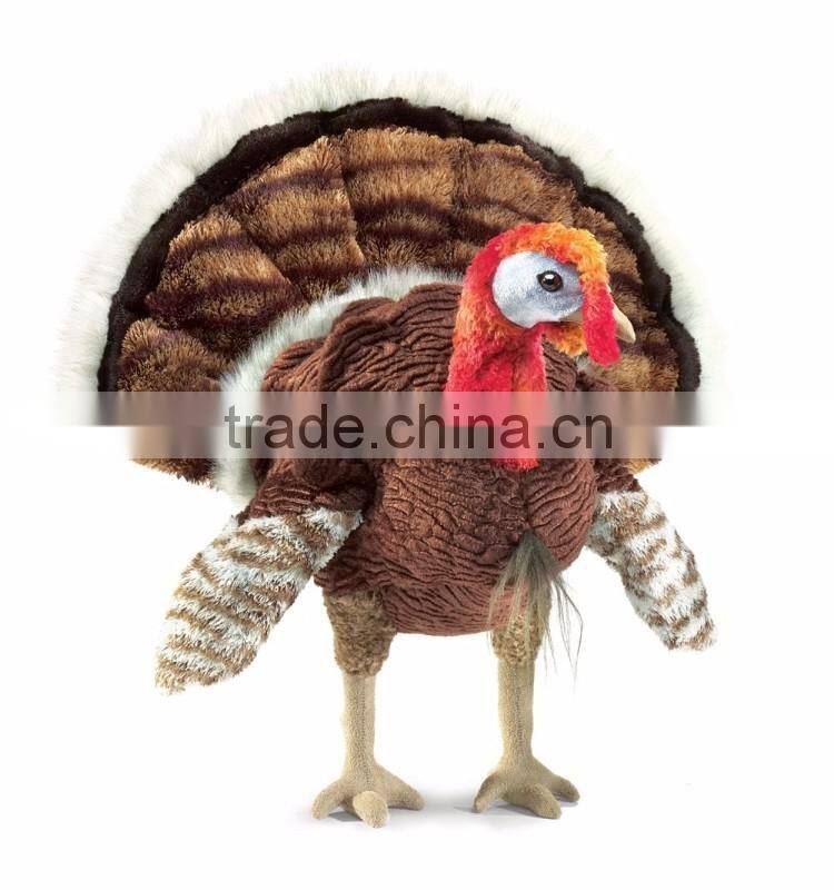 St wholesale cheap plush turkey toys walking toys