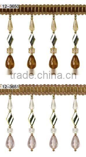 wholesale beaded suede fringe