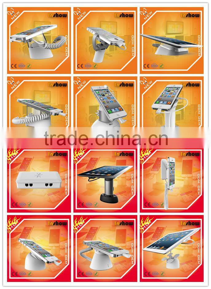 Stand alone Mobile Phone Display Holder,Safety Anti-theft Security Alarm For Shop Display