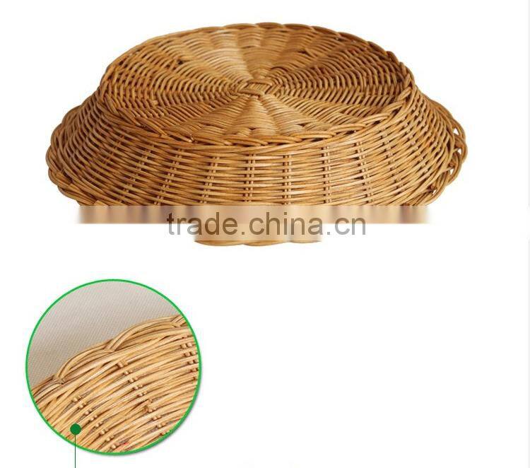 Rattan woven fruit refreshments basket