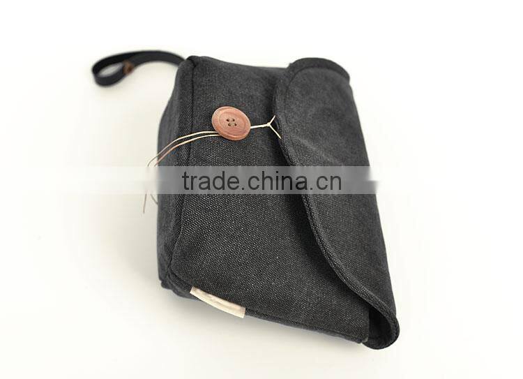 Vintage Canvas Mini Pouch