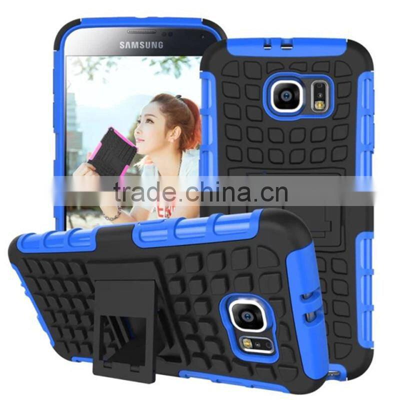 High Quality 2 in 1 PC + TPU Heavy Duty Shockproof Case Cover For Samsung S6