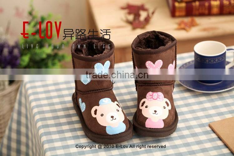 NO.U034C Hot sales high quality and cheap china winter boots kids