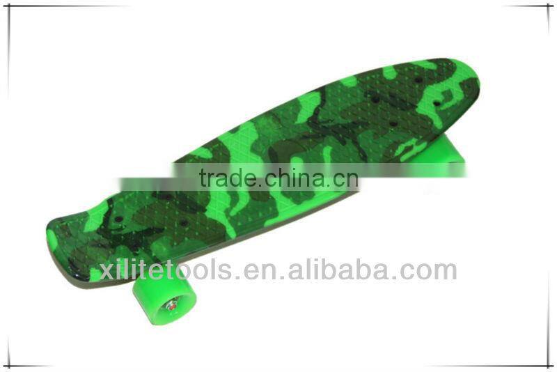 22 /27 inch plastic skateboard water transfer deck