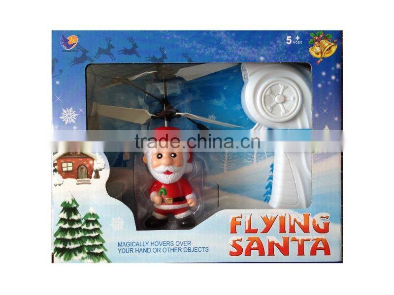 Infrared Induction Flying Santa Toy With LED HY-838U Flying Toys Flying Santa Induction Toys Flying Santa Claus Toy