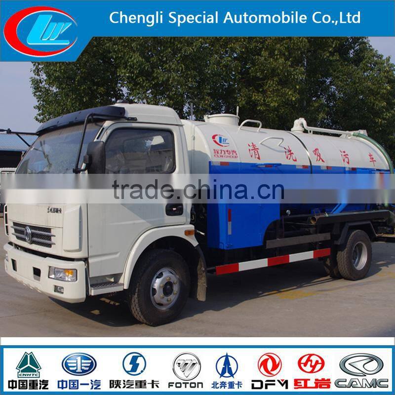 5CBM 4X2 Combined Suction and Jetting Sewage Cleaner Truck