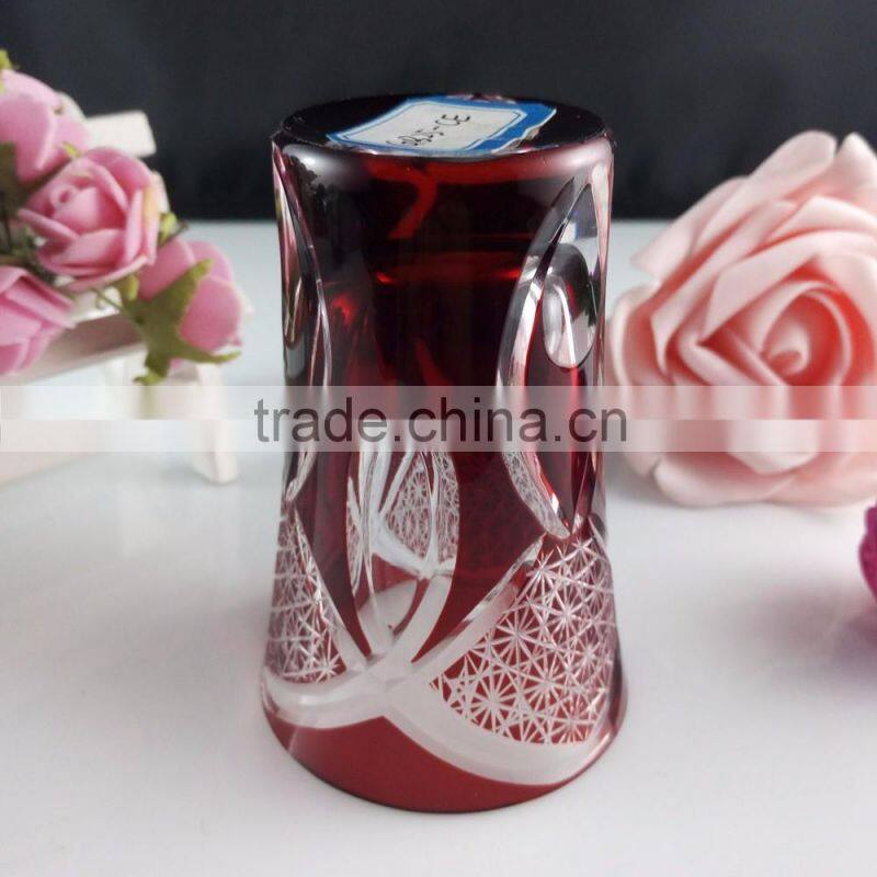 90ml beautiful crystal cup glass cup for wedding party and home