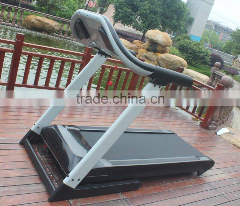 2016 New exercise equipment high end motorized fitness treadmill with speed control buttom