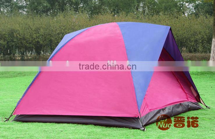 2 Person Double Layer Single Door Camping Tent