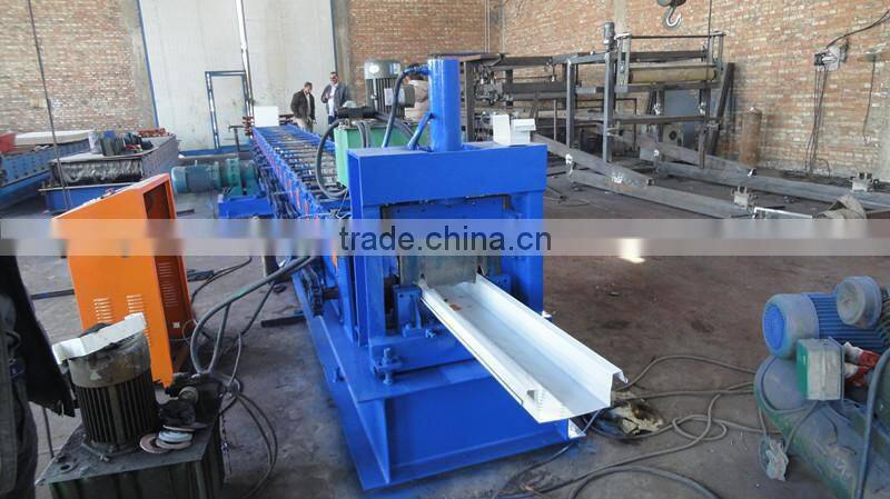 4kw 0.6mm thickness Vegetable greenhouse gutter roll forming machine