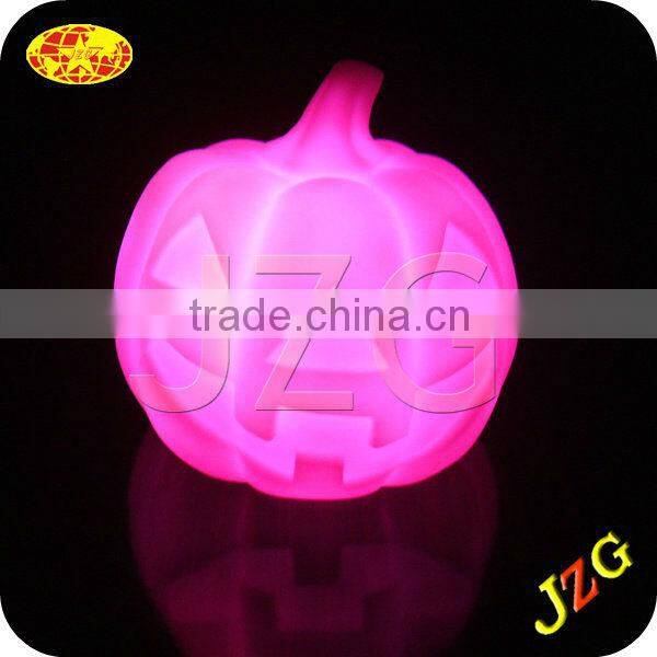 plastic LED glowing flashing pumpkin lights for Halloween