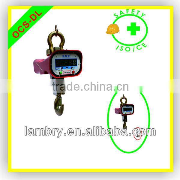 LCD digital display weighing hanging scale