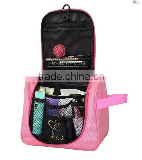 New style Women&Man fashion functional portable hanging folding travel cosmetic bags,toiletry bag with hook