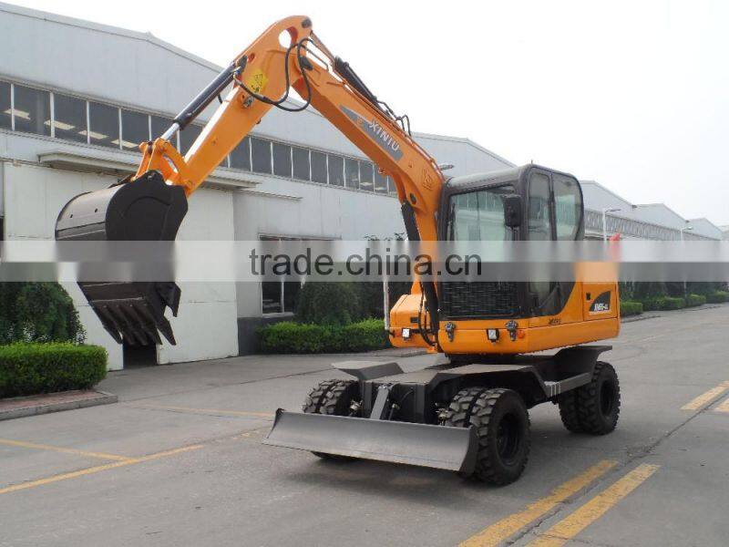 excavator machine with spare parts,new wheel excavator