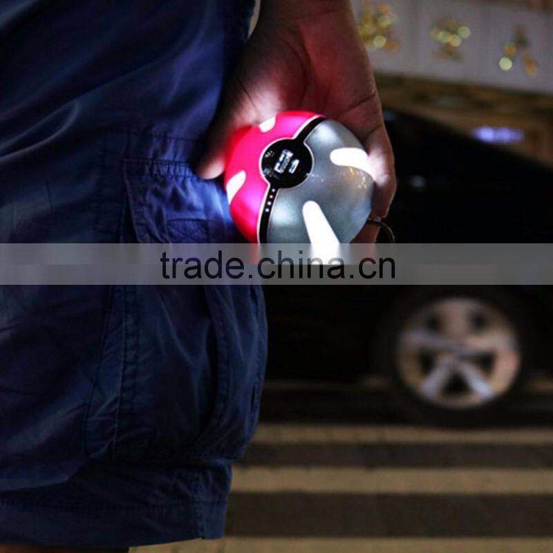 Pokemon Go Pokeball Powerbank 12000 Mah LED phone Charge Power Bank