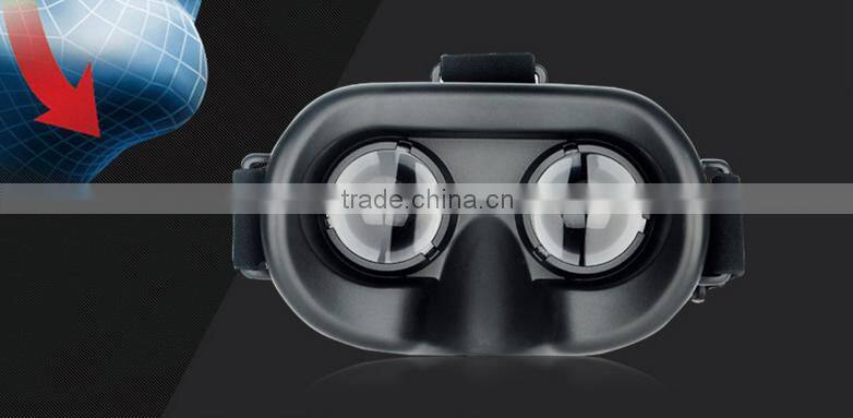 2016 New style ABS Plastic VR box 2.0 bluetooth gamepad 3D glasses virtual reality headset