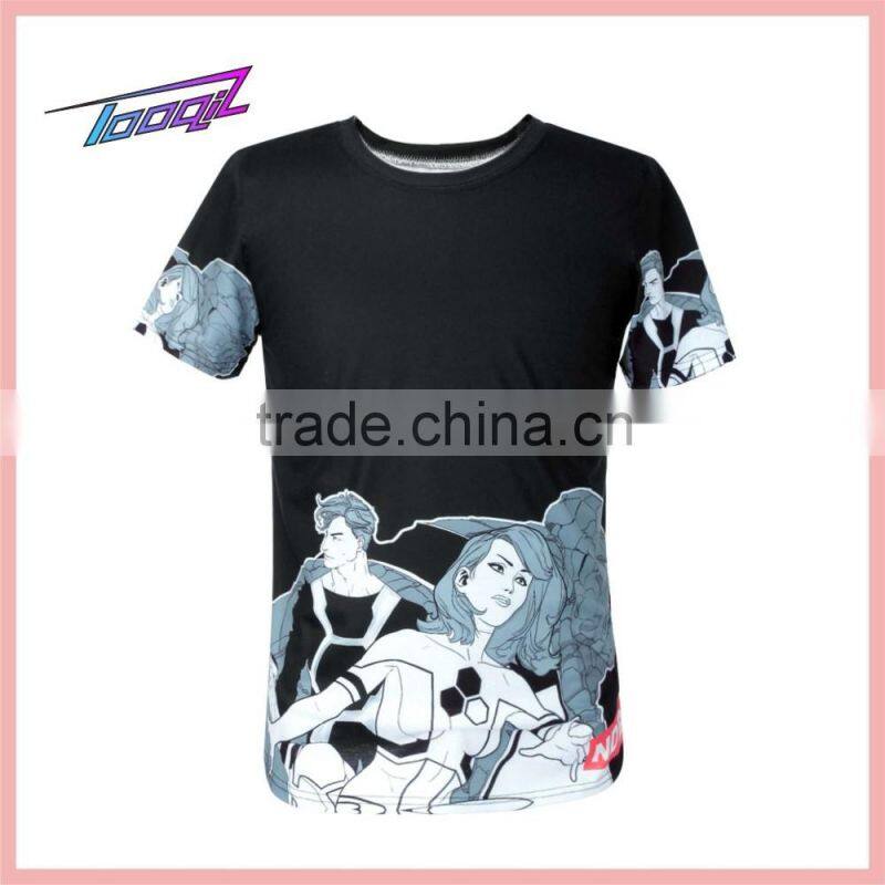 sublimation all printing custom t shirts