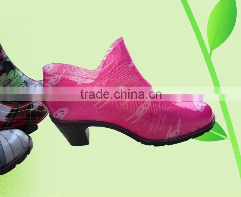 lady ankle rain boots ,rain shoe for women