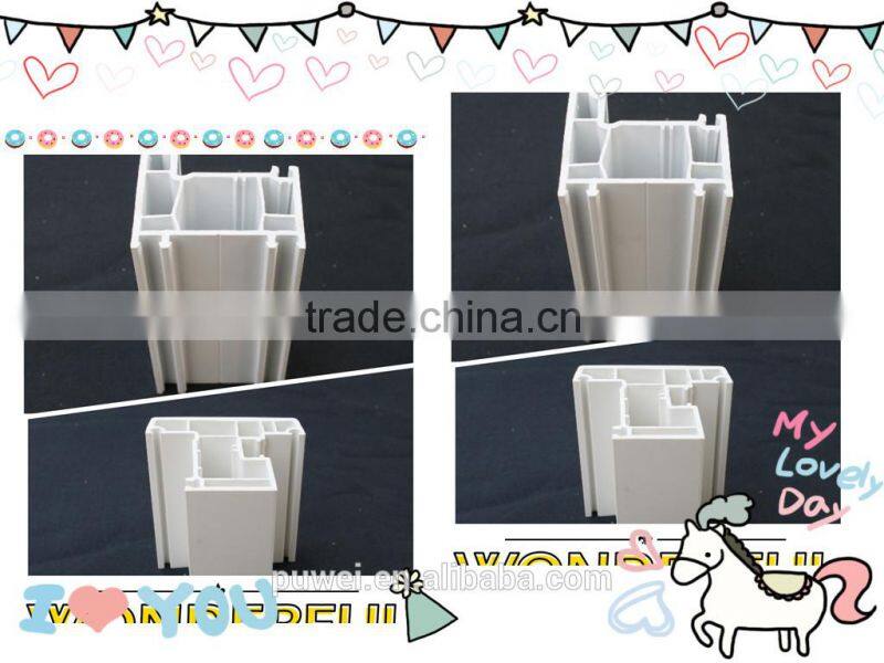 u-shaped pvc plastic profile, china pvc profile, plastic pvc profile , upvc profile for pvc casement window and door