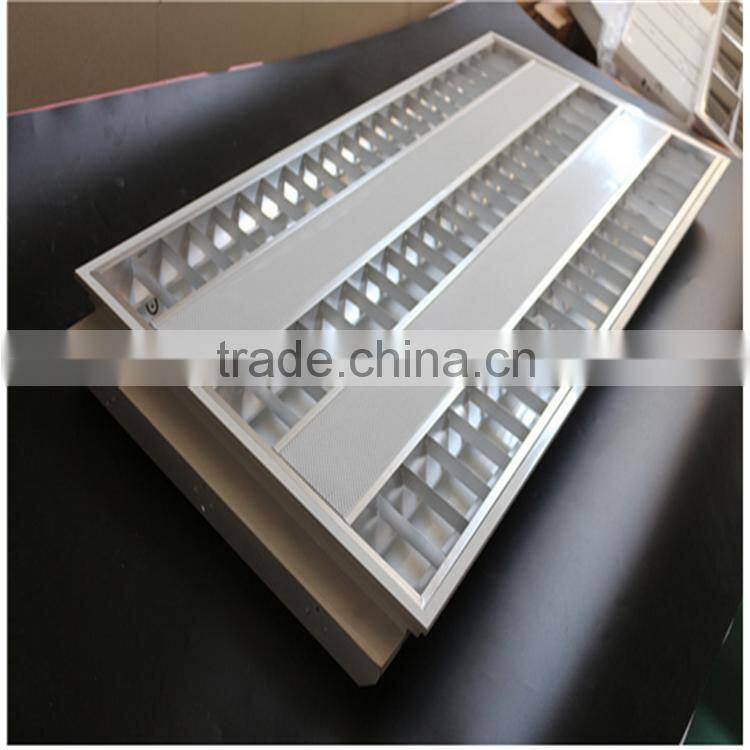 4X28W T5 T8 Louver Type Fluorescent Fixtures