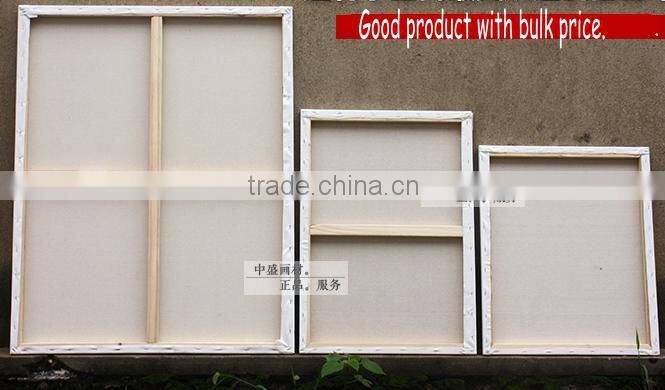 blank stretched linen blend canvas