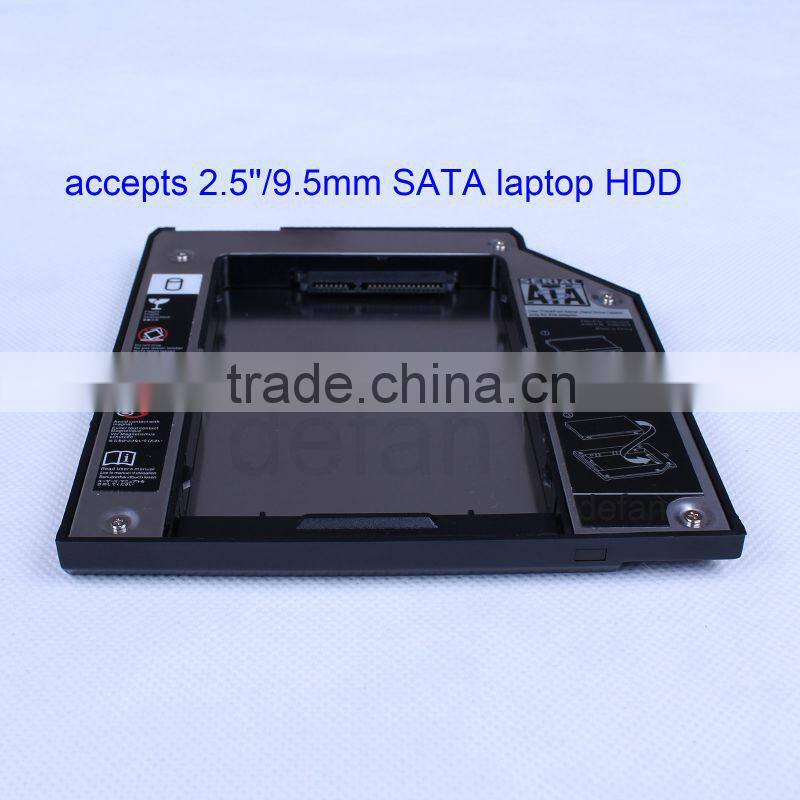 9.5mm 2.5' second hdd caddy for Lenovo T400,W500