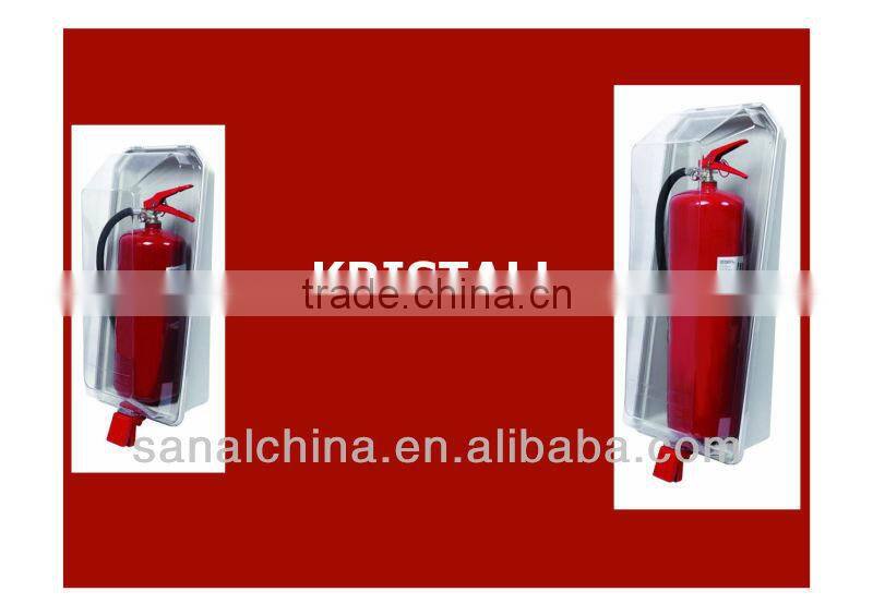 FIRE EXTINGUISHER BOX WITH PLASTIC
