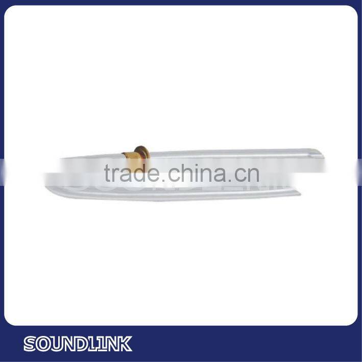 Audiophone metal tube locks for soft earmold