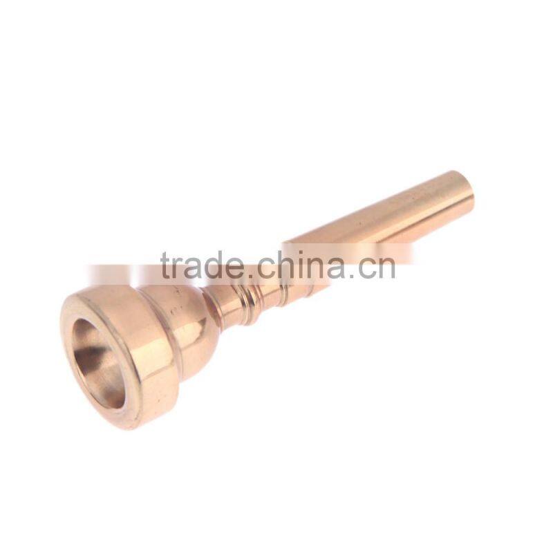 Gold-plating 3C Trumpet Mouthpiece Copper Alloy Durable Stylish Golden