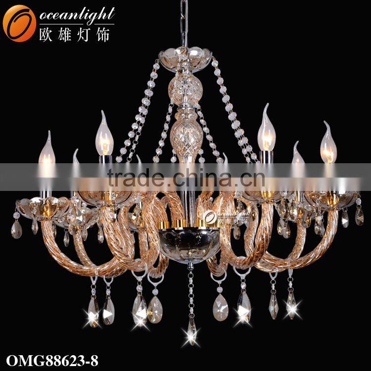 Black Cord Chandelier Modern Candle Chandelier Multi Heads Candle Light OMG88625-20+10+5W