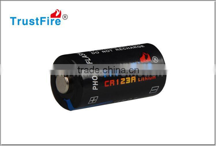 Trustfire lithium battery CR123A lithium-ion batteries disposable batteries 1300mah li-ion batteries lithium polymer batteries