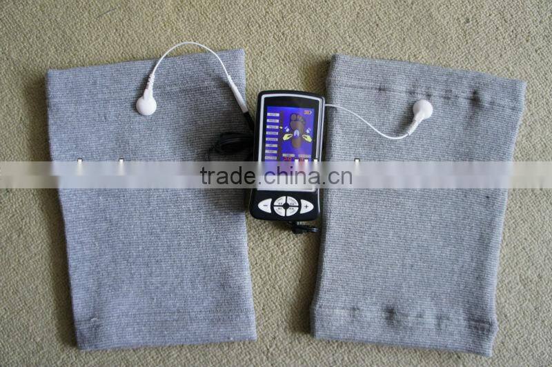 Weaving Silver Fiber Fabric Electrode Therapy Thermal Knee Pads