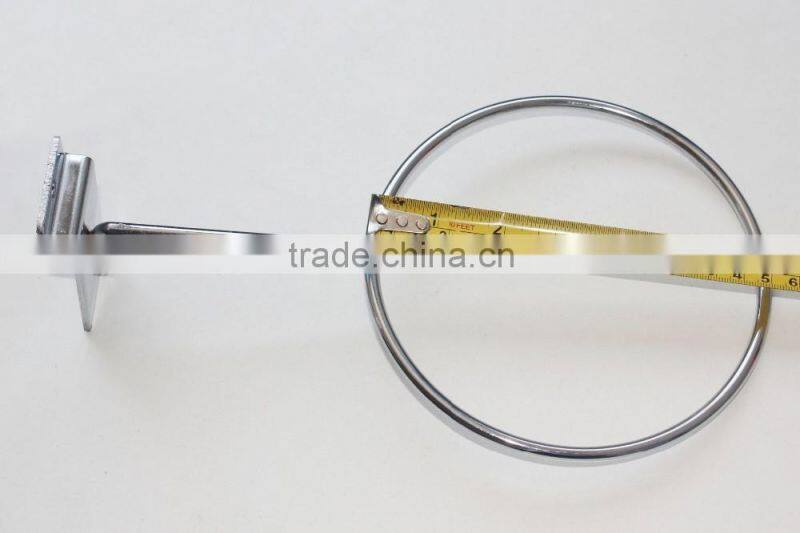 Chrome Ball Holder for Slatwall