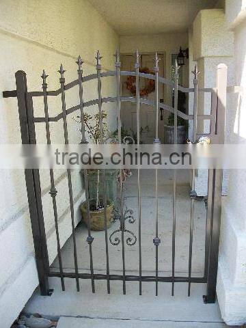 Best Seller supply wrought iron gate toppers, iron gate romania, iron gate design covered on alibaba online shopping