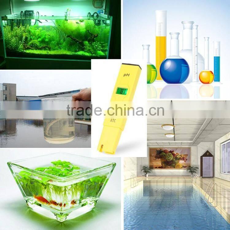 High Accuracy Pocket Size Handheld pH Meter back light with ATC