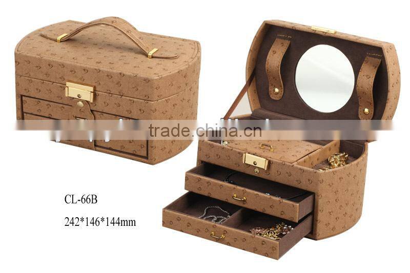 Promotional custom jewelry box packaging wholesale with mirror
