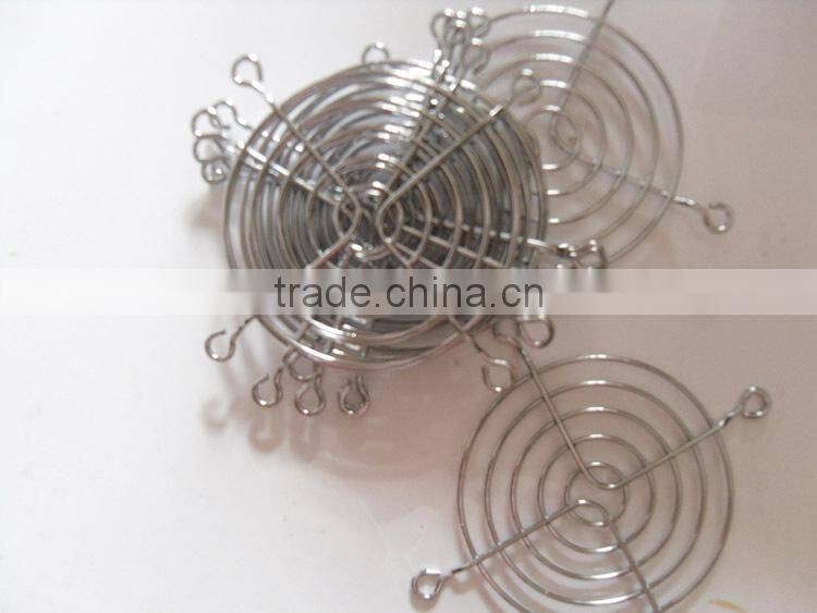 8*8CM 12volts DC Fan protective grille Fan Cover with Metal iron Plating