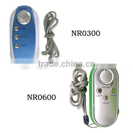 Portable FM auto scan radio with light