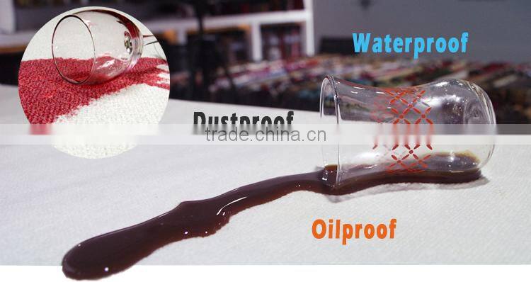 Luxury sofa fabric polyester non woven fabric flocking velvet