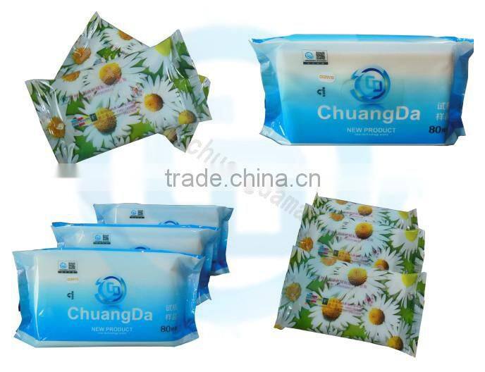 P: CD-380 Full Automatic Wet Tissue Packing Machine