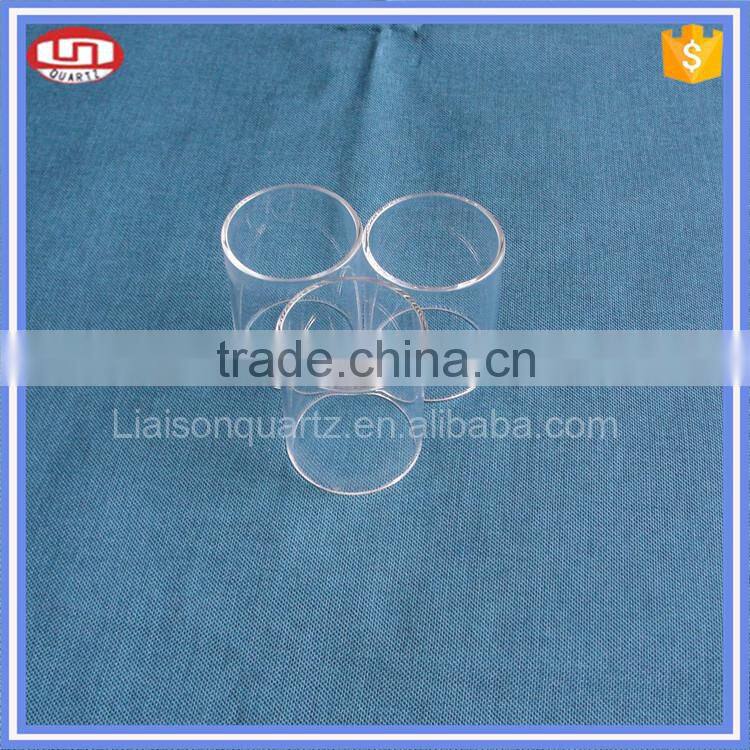 Quartz glass tube with large diameter