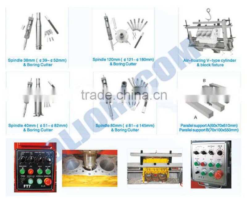 FT7 Automobile and Tractor Engine Cylinder Vertical Air-Floating Fine Boring Machine