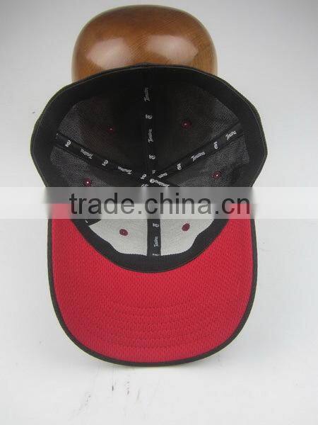 3D embroidery 6 panel flexfit cap, sports mesh flexfit cap
